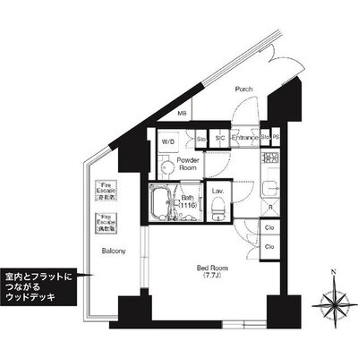 HF正光寺赤羽レジデンスⅡの間取り
