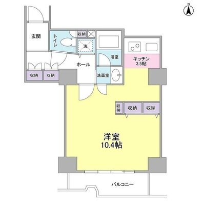 文京グリーンコートビュータワー本駒込の間取り