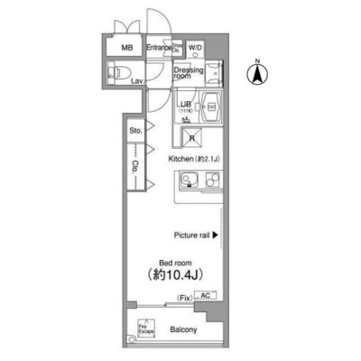 NIKKO APARTMENT HOUSEの間取り