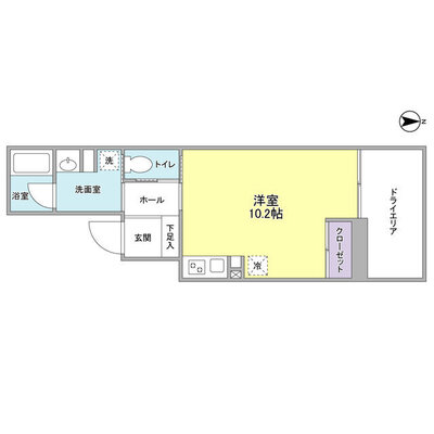 ソレーユ四谷三丁目の間取り