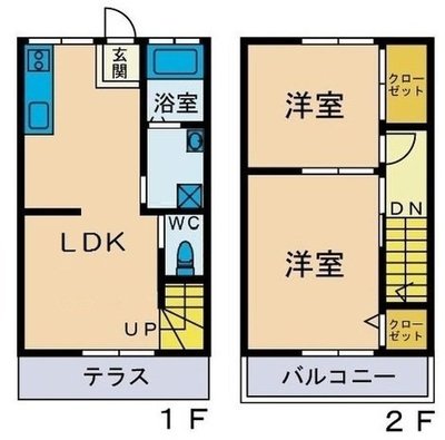 コーポ渡辺の間取り