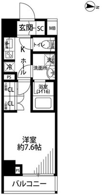 プレール・ドゥーク世田谷代田の間取り