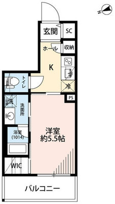 プレール・ドゥーク品川南大井の間取り