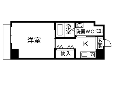 東田の愛香苑の間取り