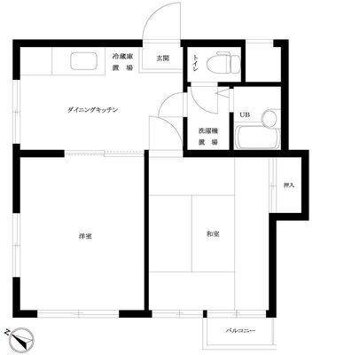 ルーブル鵜の木の間取り