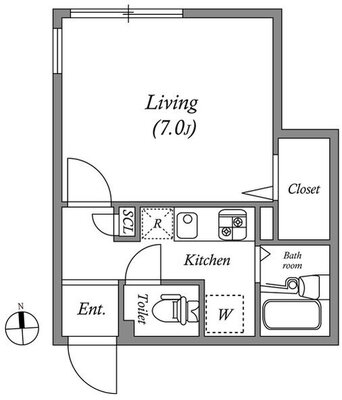 MODULOR江古田の間取り