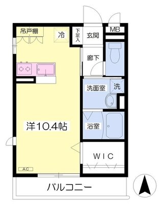 クレールの間取り