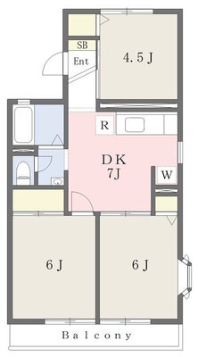 シャトレ綾南Ａの間取り