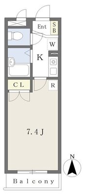 Ｃ’ｓ１０　ＨＩＪＩＫＡＴＡの間取り