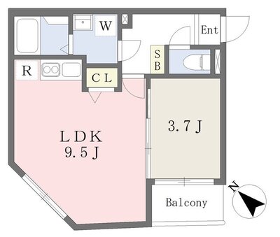 メゾン丸藤の間取り