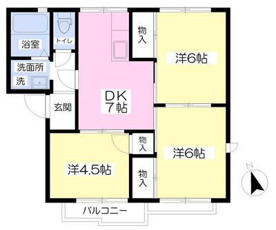 メゾン秋山Ａの間取り