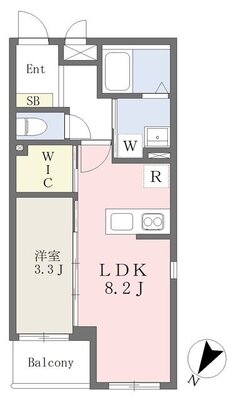 ＴｒａＶａｌｏｒｅ高宮の間取り