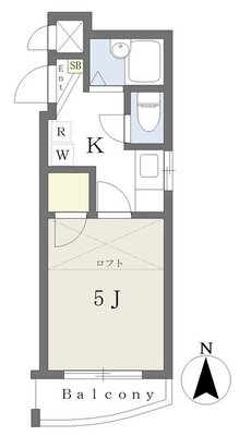 エルベ城西Ｖの間取り