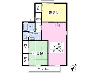 セジュールＫＡＳＵＧＡＡの間取り