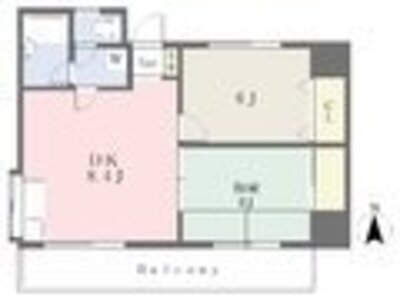 Ｔ・Ｋ　ＢＬＤⅡの間取り