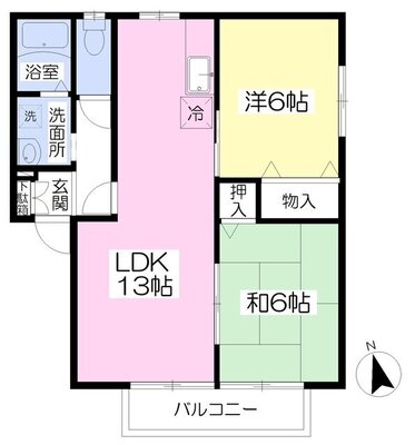 ボヌール葛原の間取り