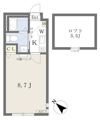 プレーシア相模大野の間取り