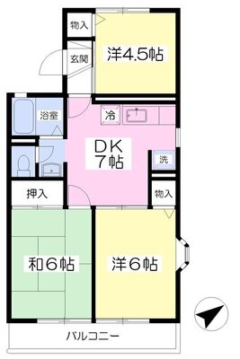 宮久保’９３の間取り