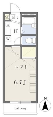 カーザ・トミの間取り