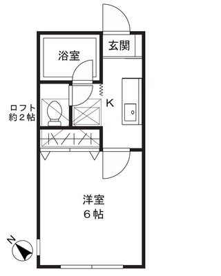 コーポフジエールの間取り