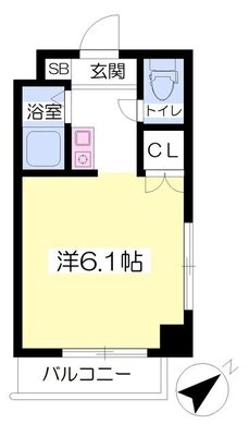 メゾンアンリツ目黒の間取り