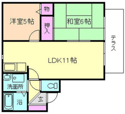アムールハイツの間取り