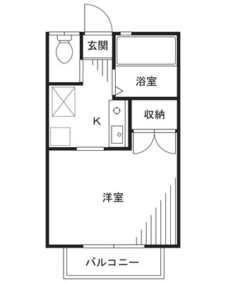 レジデンスK1の間取り