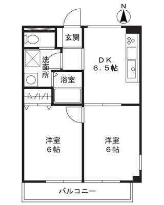 ラ・パスティーユ溝の口の間取り