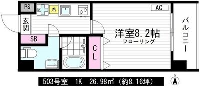 ラ・フェリーチェ中野の間取り