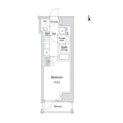 スタイリオ川崎の間取り