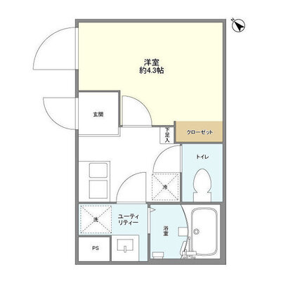 RESIBA AYASEの間取り