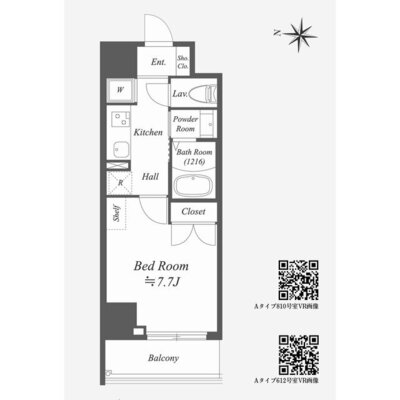 Alpha Prime東陽町の間取り