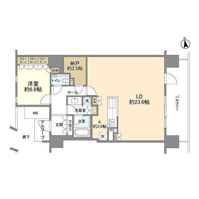 BLUE HARBOR TOWERみなとみらいの間取り