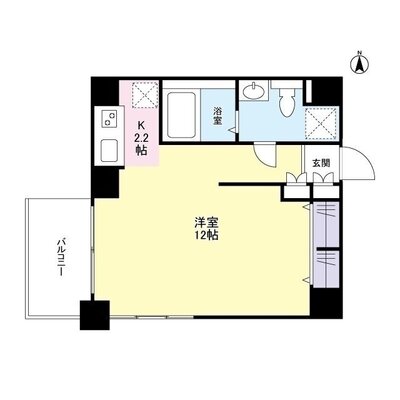 スタイリオ恵比寿SKYの間取り