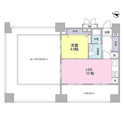 ロネスタR文京護国寺の間取り