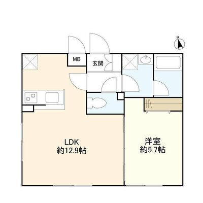 ウェルスクエアイズム三軒茶屋SOUTHの間取り