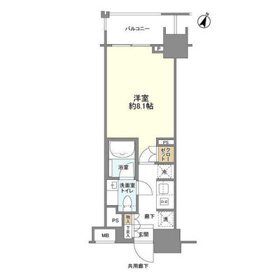 クレヴィア新宿若松町の間取り