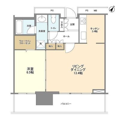 リガーレ日本橋人形町の間取り