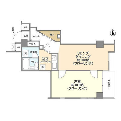 マージュ市谷柳町の間取り