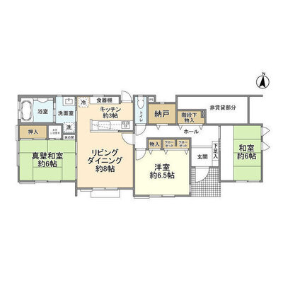 長津田4丁目 1階部分の間取り