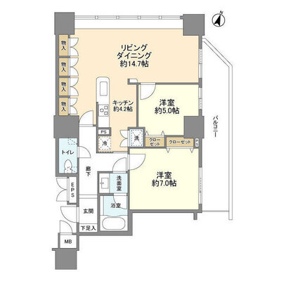 横濱ユーロタワーの間取り
