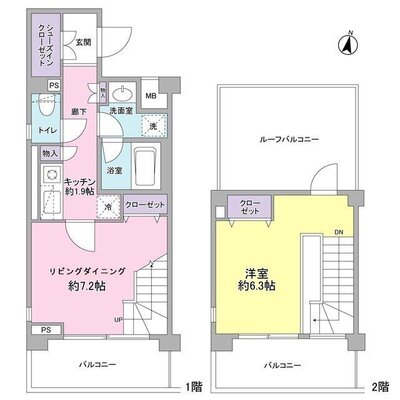 サンピエス桜新町の間取り