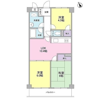 リーフレットパークK.Aの間取り
