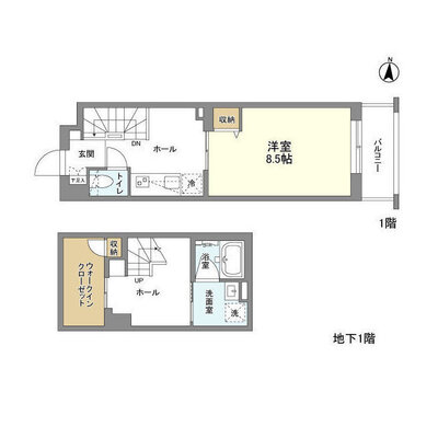 Gran Duo三軒茶屋Ⅳの間取り