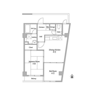 クレール久米川の間取り