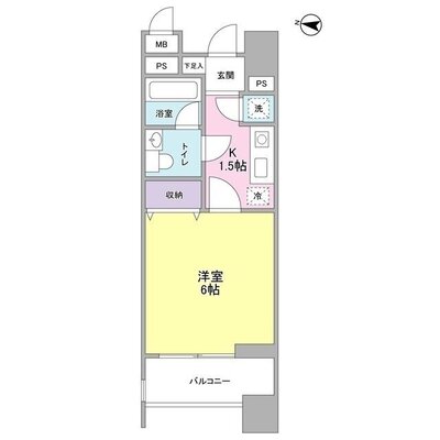 ロネスタR文京護国寺の間取り