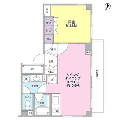 サンシャイン松本No.11の間取り
