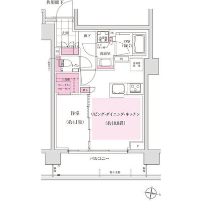 ディームス東陽町の間取り