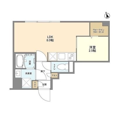 ウェルスクエア馬込Ⅱの間取り