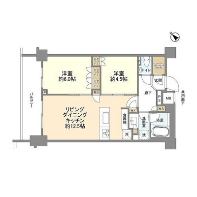 パークリュクス渋谷西原の間取り